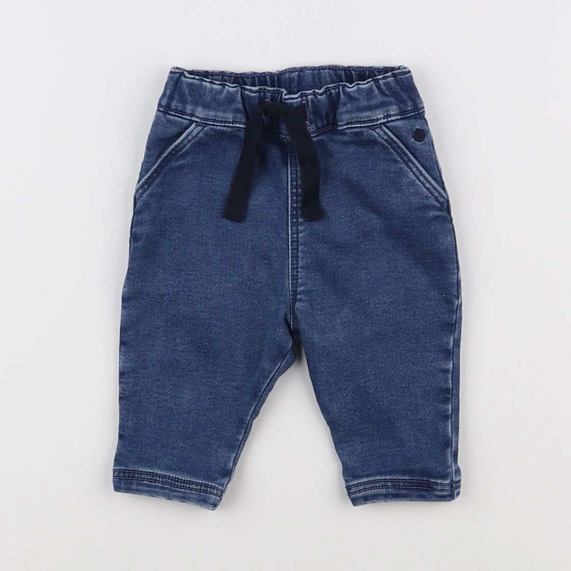 Petit Bateau - jean bleu - 3 mois